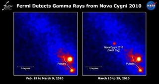 Illustration for article titled White dwarf nova explosion emits "shocking" burst of gamma rays